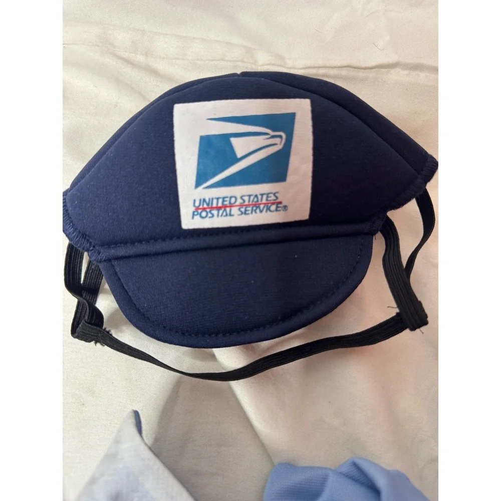 USPS Mail Carrier Pup Dog Costume Small ABC Prod Co PET20170 Blue Official Logo